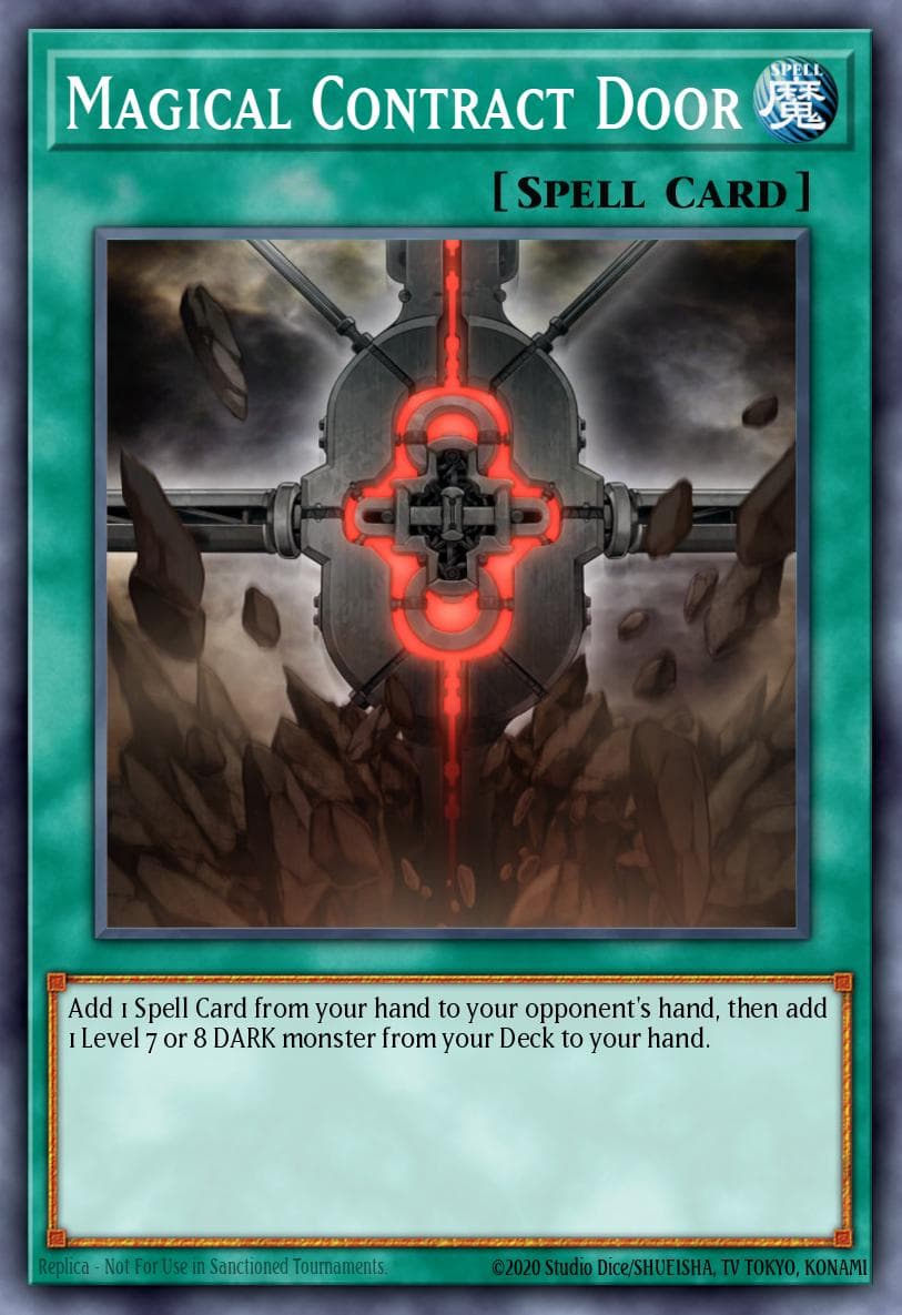 Magical Contract Door — The Dark Side of Dimensions Movie Pack: Gold Edition Yu-Gi-Oh! card by KAZUKI TAKAHASHI