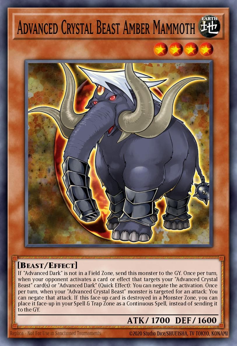 Advanced Crystal Beast Amber Mammoth — Battles of Legend: Crystal Revenge