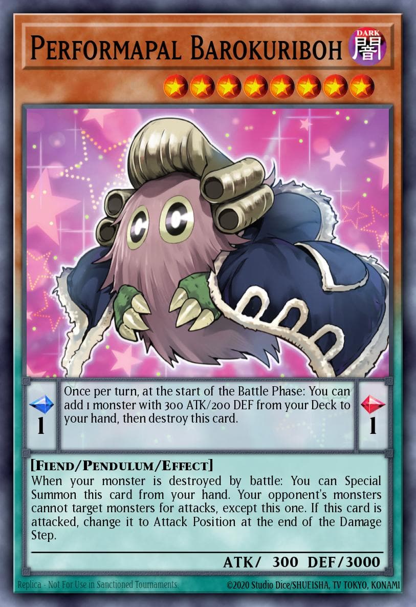 Performapal Barokuriboh — Battles of Legend: Monstrous Revenge