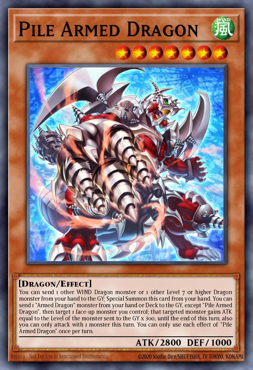 Pile Armed Dragon — 2025 Mega-Pack Yu-Gi-Oh! card by Mirar-Syam