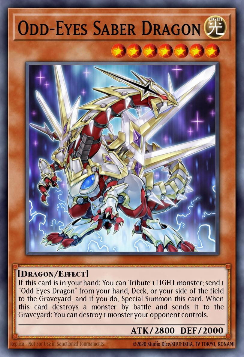 Odd-Eyes Saber Dragon — Yu-Gi-Oh! card