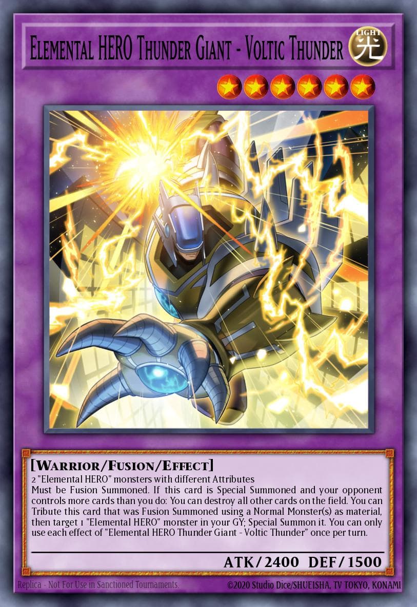 Elemental HERO Thunder Giant - Voltic Thunder — Maze of Muertos