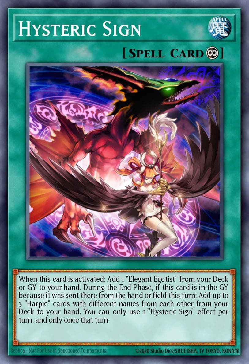 Hysteric Sign — Duel Overload Yu-Gi-Oh! card by KAZUKI TAKAHASHI