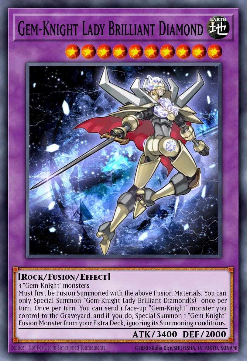 Gem-Knight Lady Brilliant Diamond — Battles of Legend: Monster Mayhem