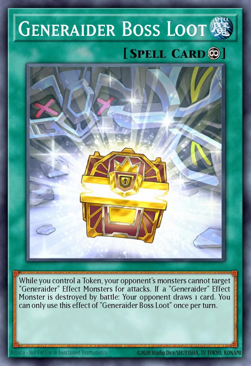 Generaider Boss Loot — Mystic Fighters Yu-Gi-Oh! card by KAZUKI TAKAHASHI