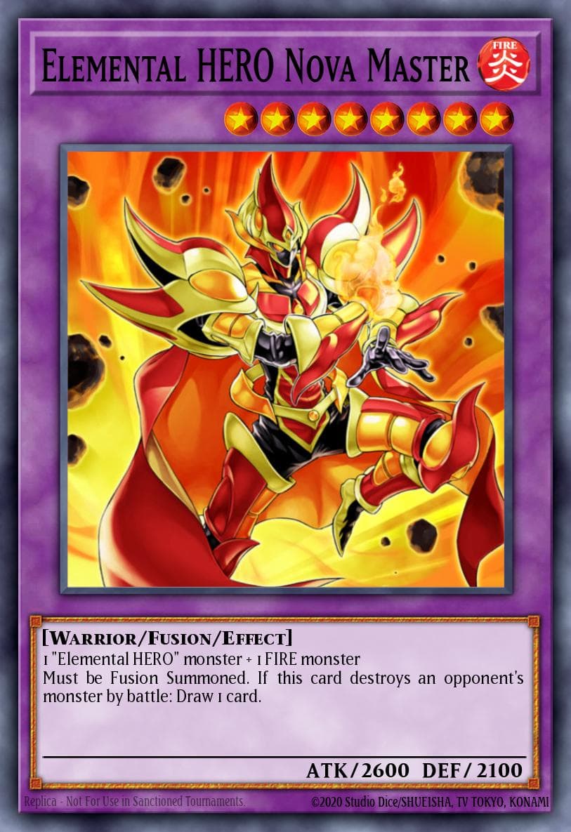 Elemental HERO Nova Master — Yu-Gi-Oh! card