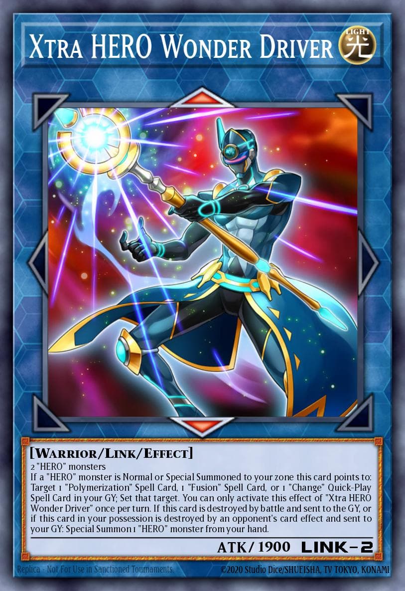 Xtra HERO Wonder Driver — Yu-Gi-Oh! card