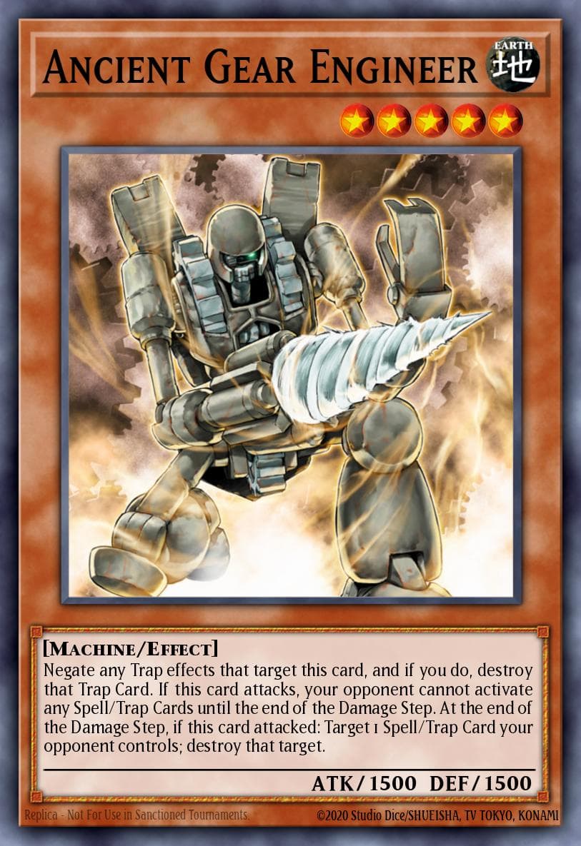 Ancient Gear Engineer — Speed Duel GX: Duel Academy Box Yu-Gi-Oh! card by Studio Dice/SHUEISHA, TV TOKYO, KONAMI