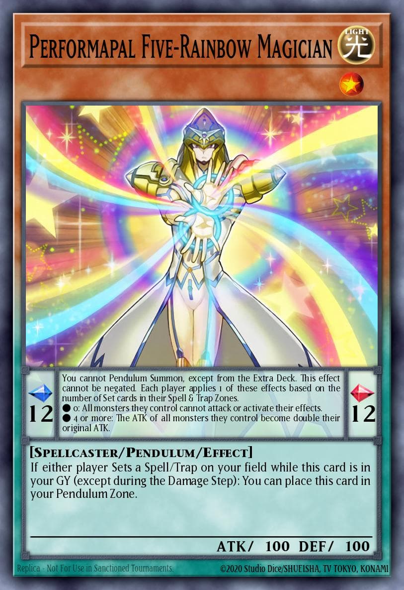 Performapal Five-Rainbow Magician — Yu-Gi-Oh! card