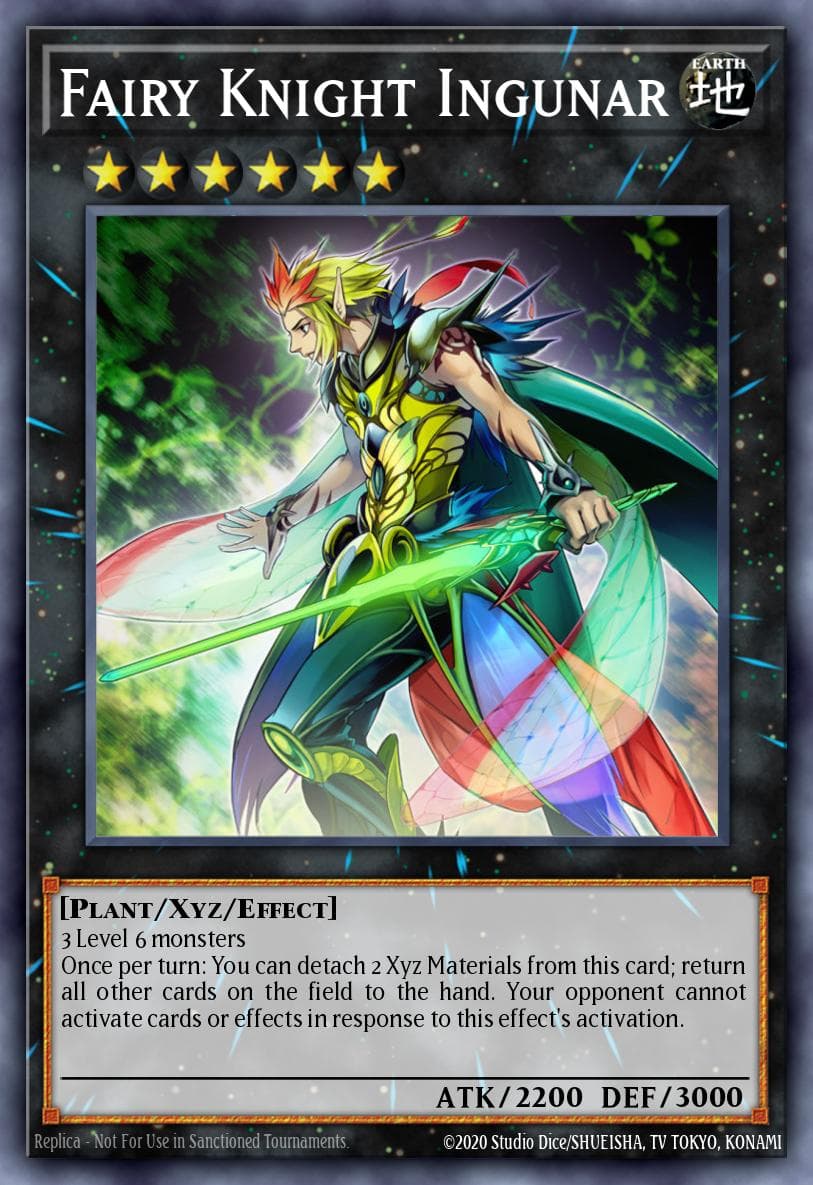 Fairy Knight Ingunar — Legacy of the Valiant Yu-Gi-Oh! card by KAZUKI TAKAHASHI