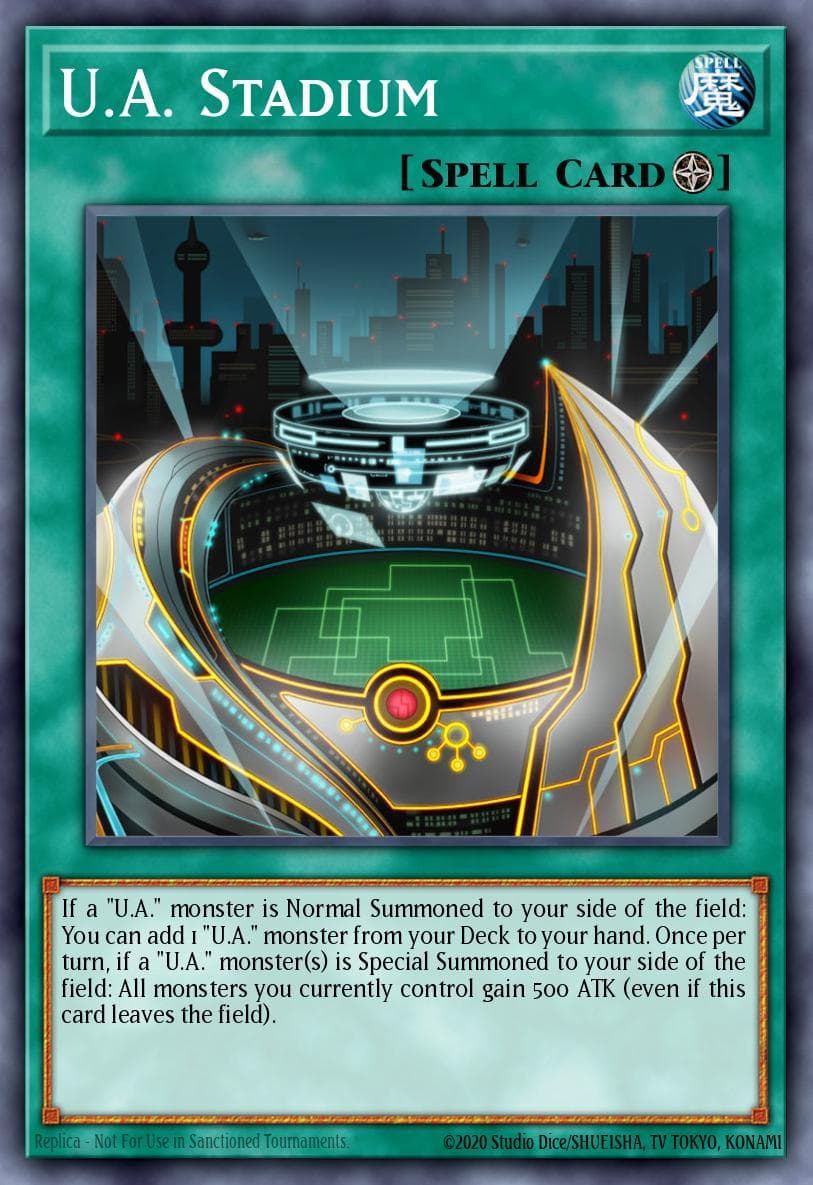 U.A. Stadium — Astral Pack 8 Yu-Gi-Oh! card by KAGAYA TAKAHASHI