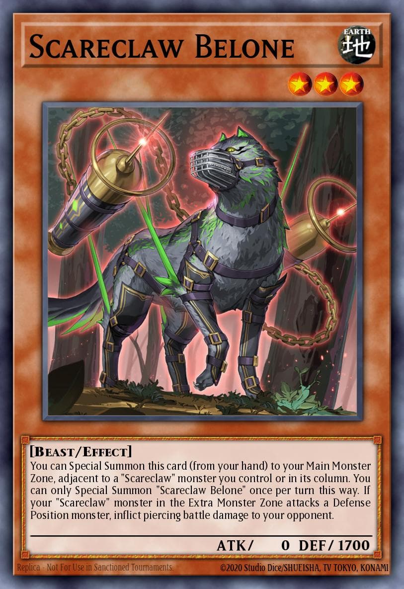 Scareclaw Belone — 25th Anniversary Tin: Dueling Heroes Mega Pack