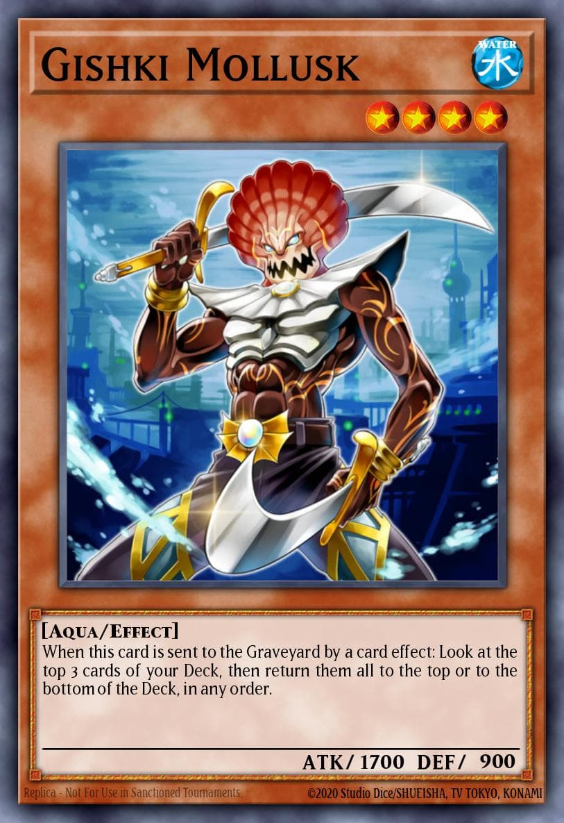 Gishki Mollusk — Duel Terminal 6 Yu-Gi-Oh! card by KAZUKI TAKAHASHI