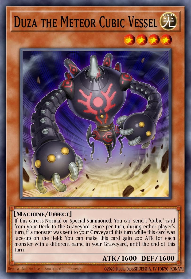 Duza the Meteor Cubic Vessel — Yu-Gi-Oh! card