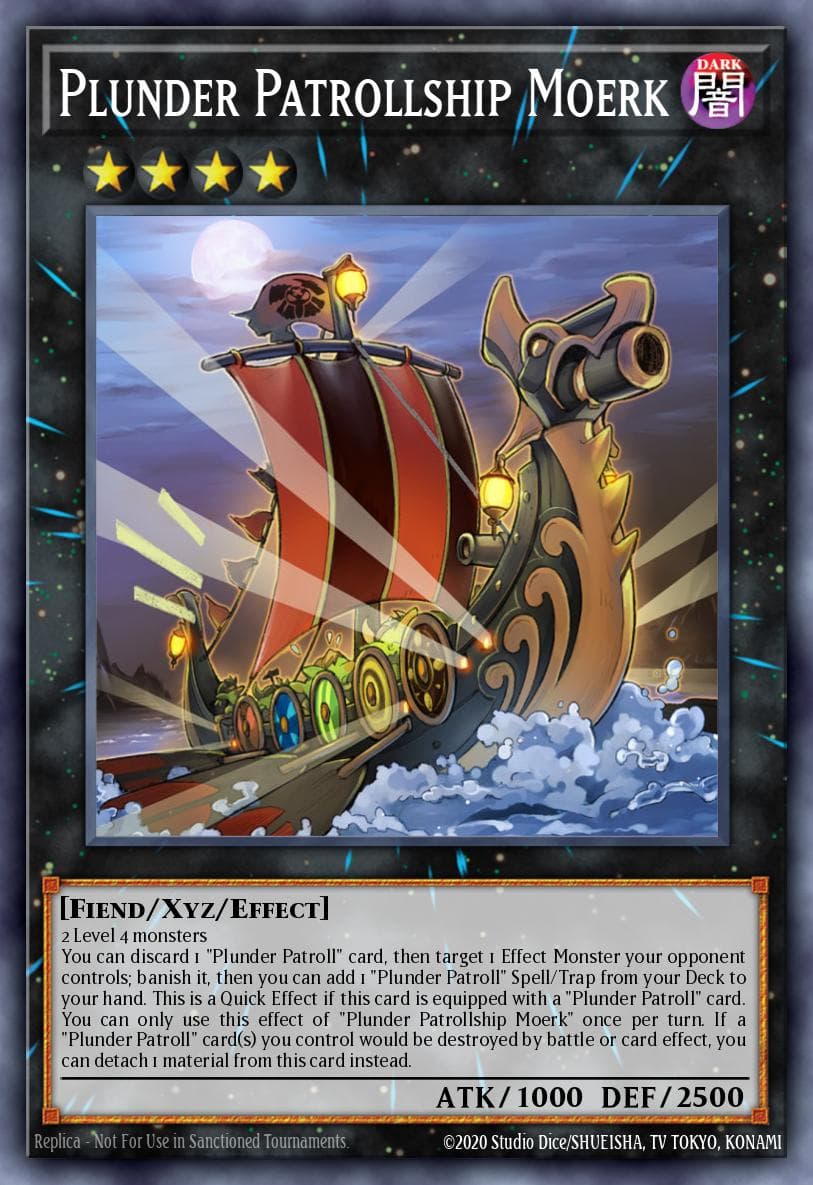 Plunder Patrollship Moerk — Ignition Assault Yu-Gi-Oh! card by KAZUKI TAKAHASHI