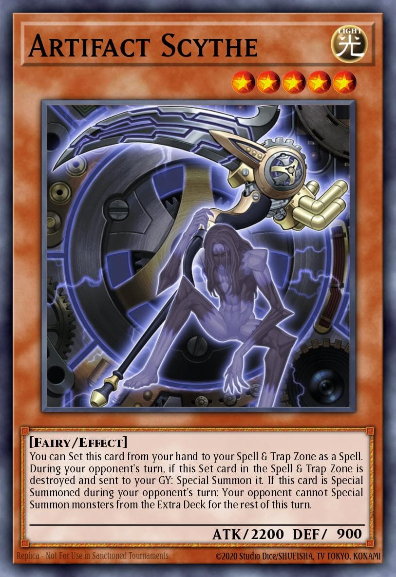 Artifact Scythe — Primal Origin Yu-Gi-Oh! card by KAZUKI TAKAHASHI