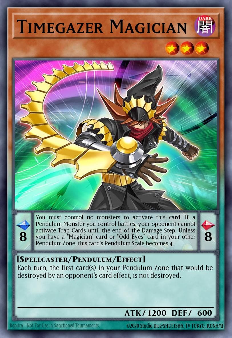 Timegazer Magician — Pendulum Evolution Yu-Gi-Oh! card by KAZUKI TAKAHASHI