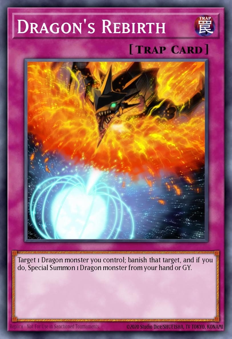 Dragon's Rebirth — Speed Duel Decks: Duelists of Tomorrow Yu-Gi-Oh! card by KAZUKI TAKAHASHI
