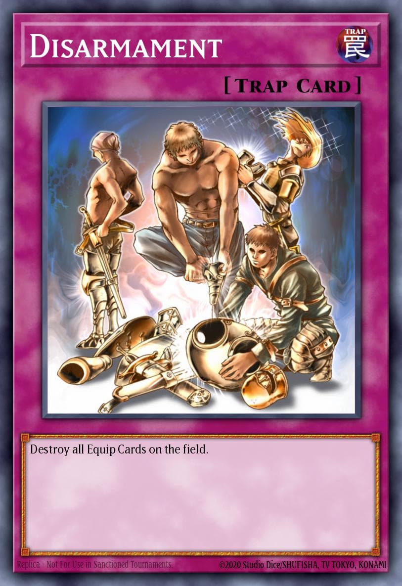 Disarmament — Dark Revelation Volume 1 Yu-Gi-Oh! card by KAZUKI TAKAHASHI