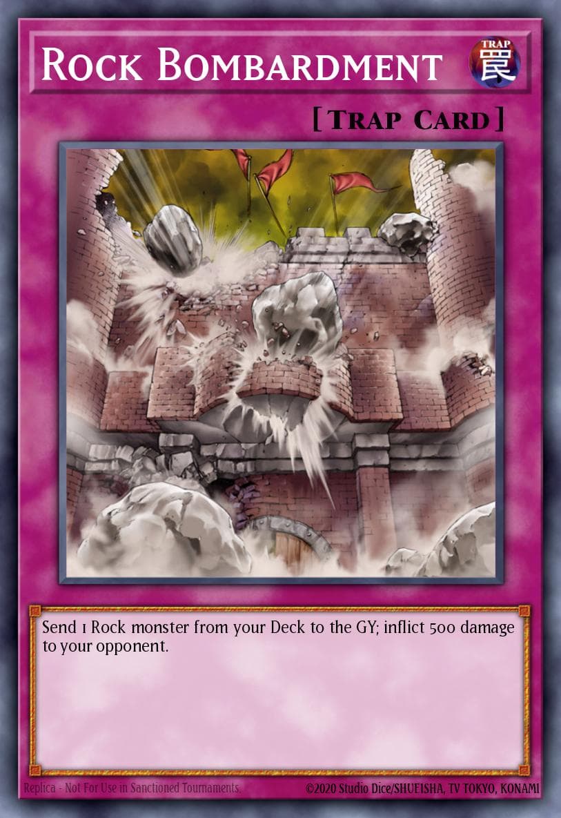 Rock Bombardment — Speed Duel: Battle City Box