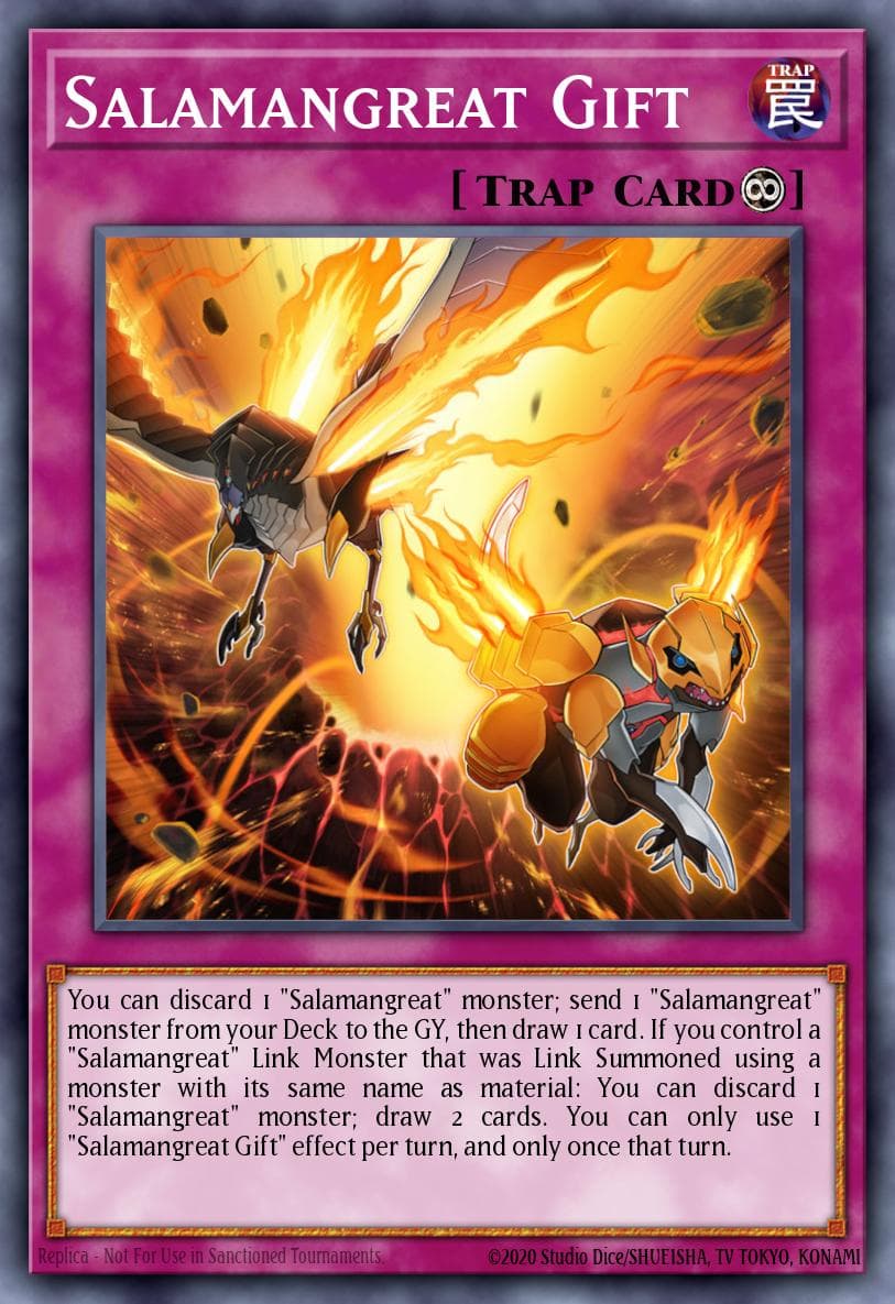 Salamangreat Gift — Structure Deck: Soulburner Yu-Gi-Oh! card by KAZUKI TAKAHASHI