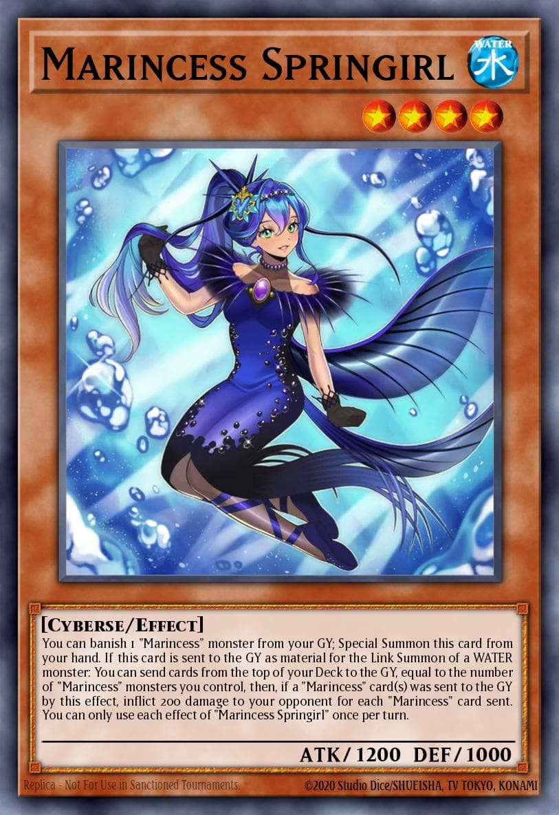 Marincess Springirl — Legendary Duelists: Duels From the Deep Yu-Gi-Oh! card by Konami