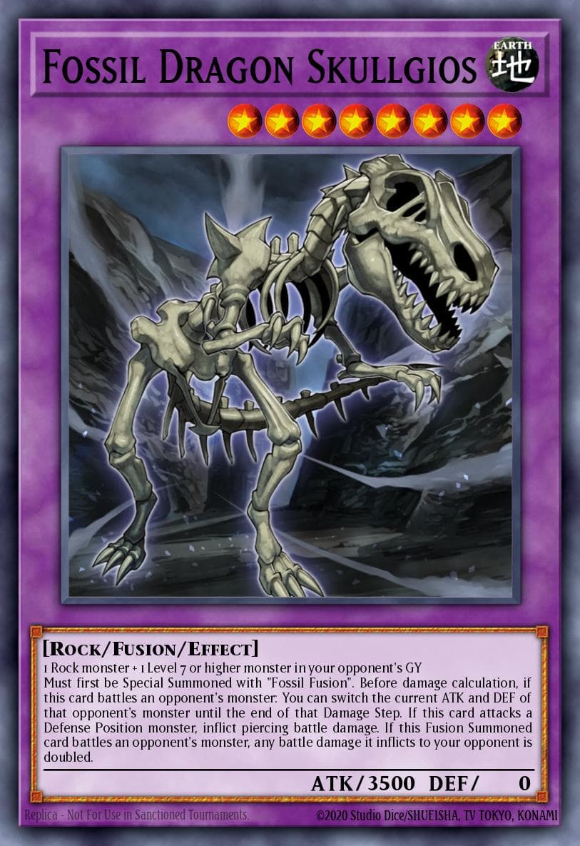 Fossil Dragon Skullgios — Speed Duel GX: Midterm Destruction