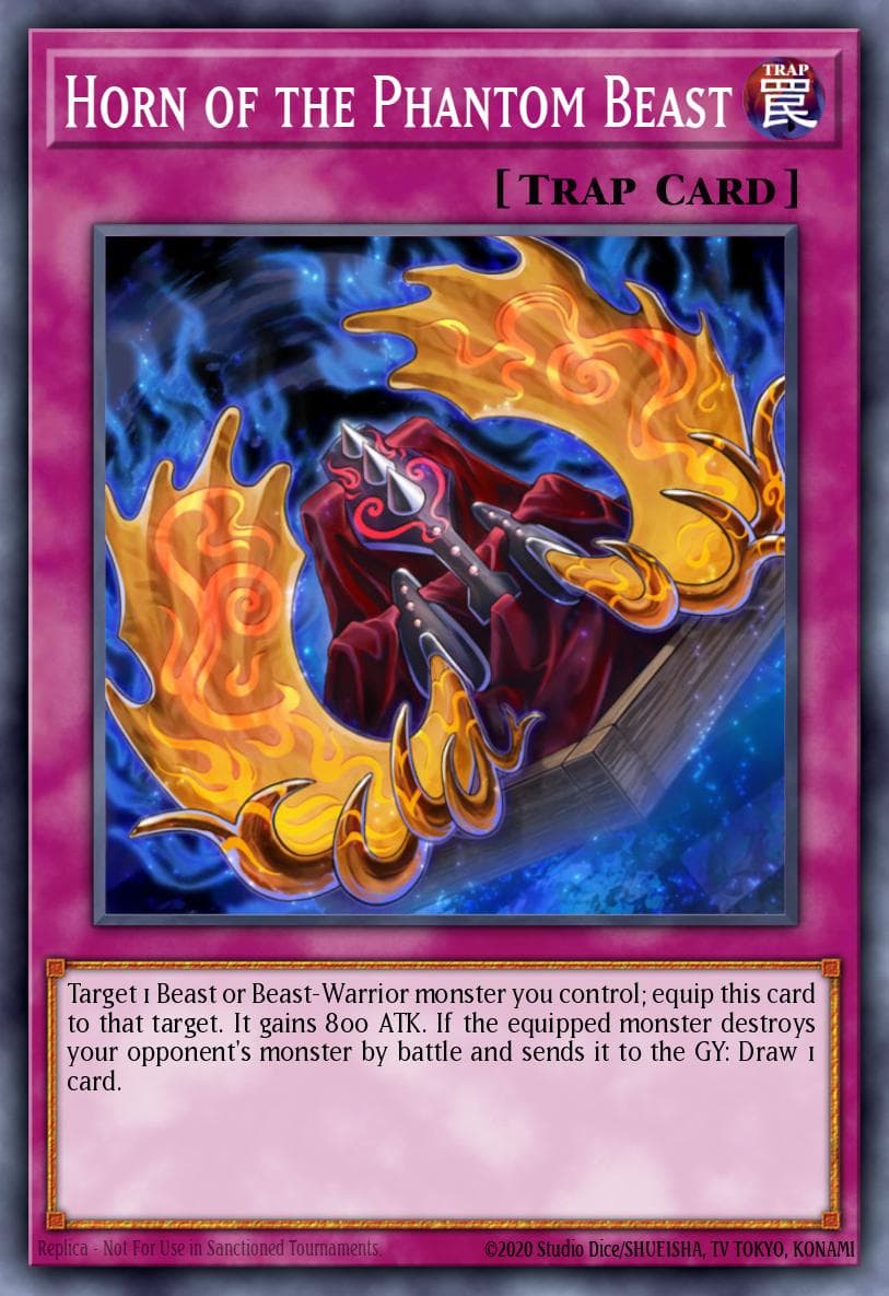 Horn of the Phantom Beast — Yu-Gi-Oh! card
