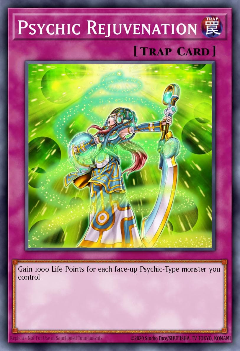 Psychic Rejuvenation — The Duelist Genesis Yu-Gi-Oh! card by KAZUKI TAKAHASHI