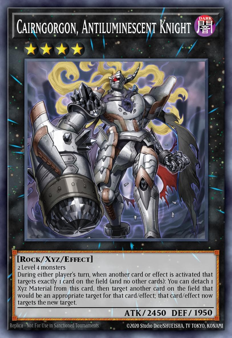 Cairngorgon, Antiluminescent Knight — 2015 Mega-Tins Mega Pack Yu-Gi-Oh! card by KAZUKI TAKAHASHI