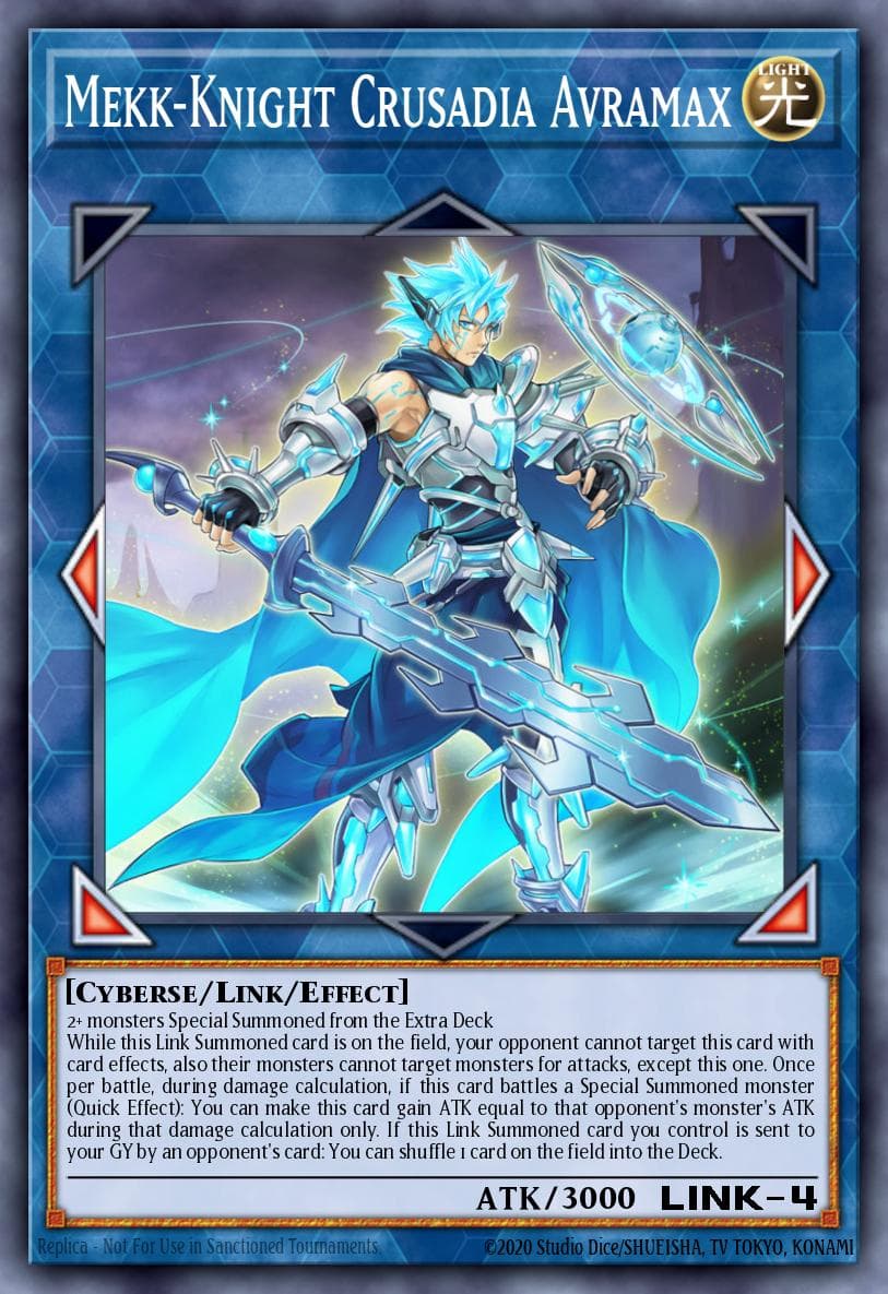 Mekk-Knight Crusadia Avramax — Yu-Gi-Oh! card