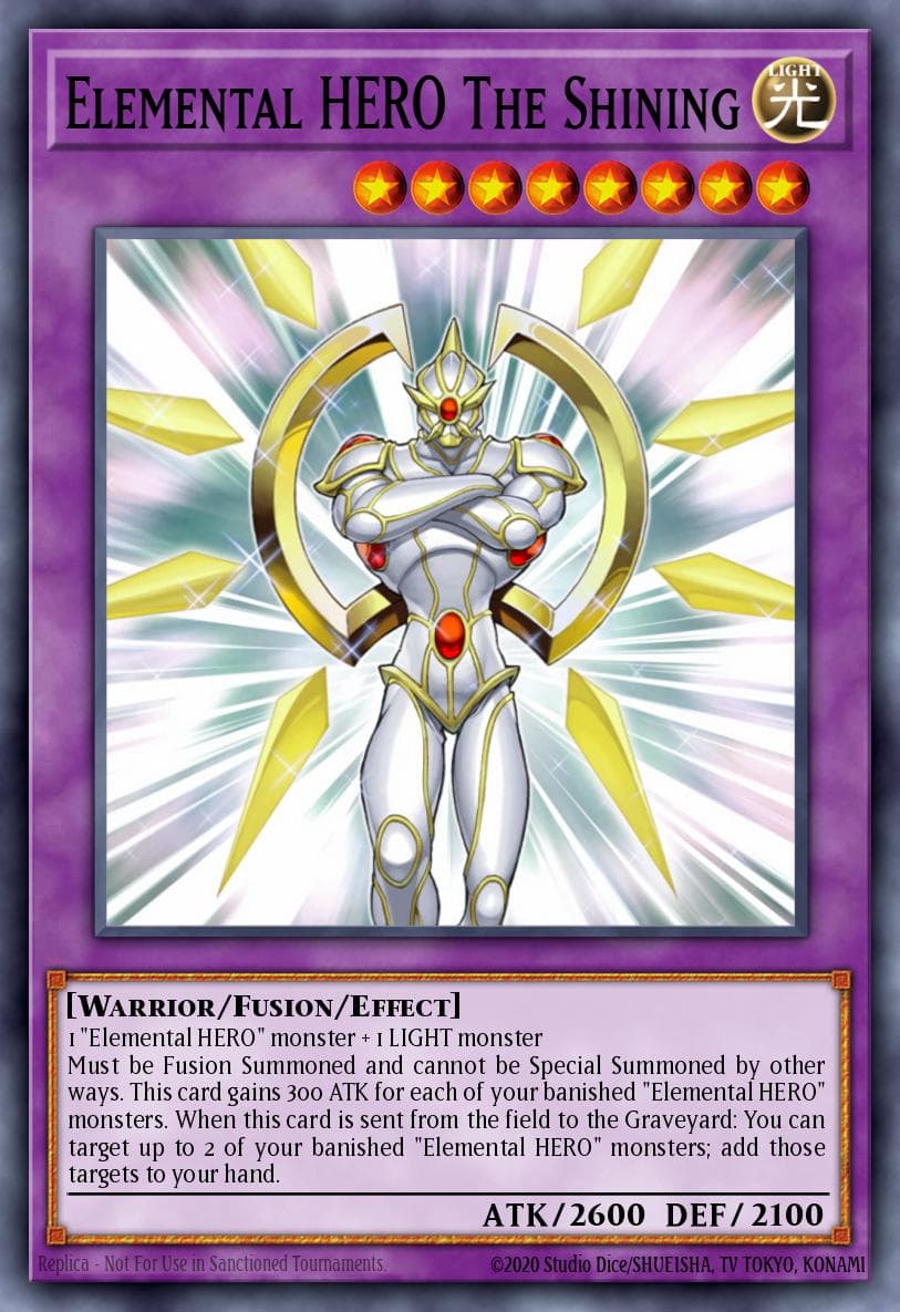 Elemental HERO The Shining — Yu-Gi-Oh! card