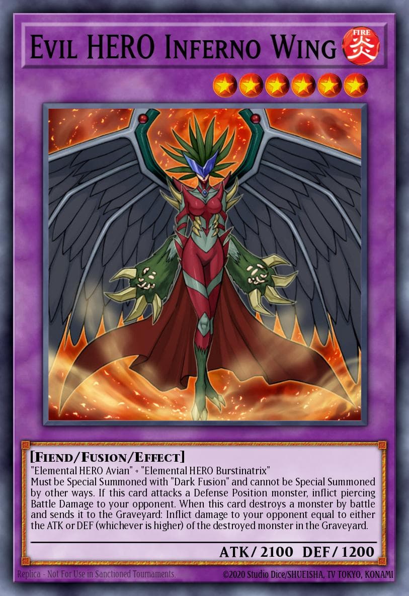 Evil HERO Inferno Wing — Legendary Duelists: Season 3