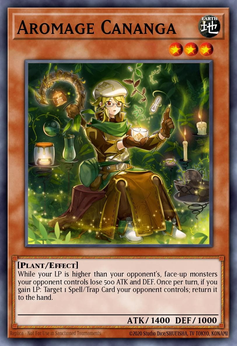 Aromage Cananga — 2016 Mega-Tins Mega Pack Yu-Gi-Oh! card by KAZUKI TAKAHASHI