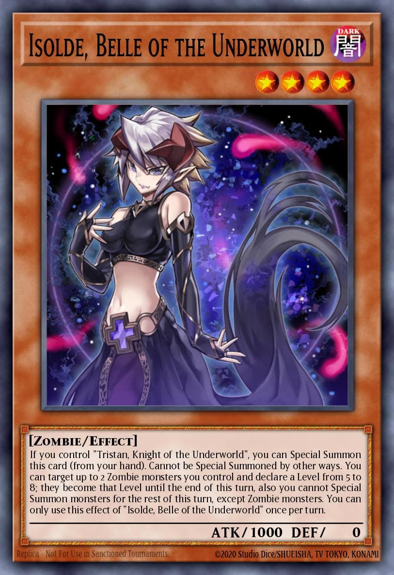 Isolde, Belle of the Underworld — Structure Deck: Zombie Horde Yu-Gi-Oh! card by KAZUKI TAKAHASHI