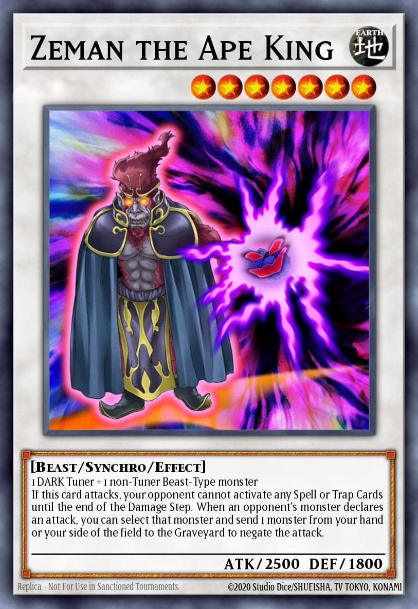 Zeman the Ape King — Yu-Gi-Oh! card