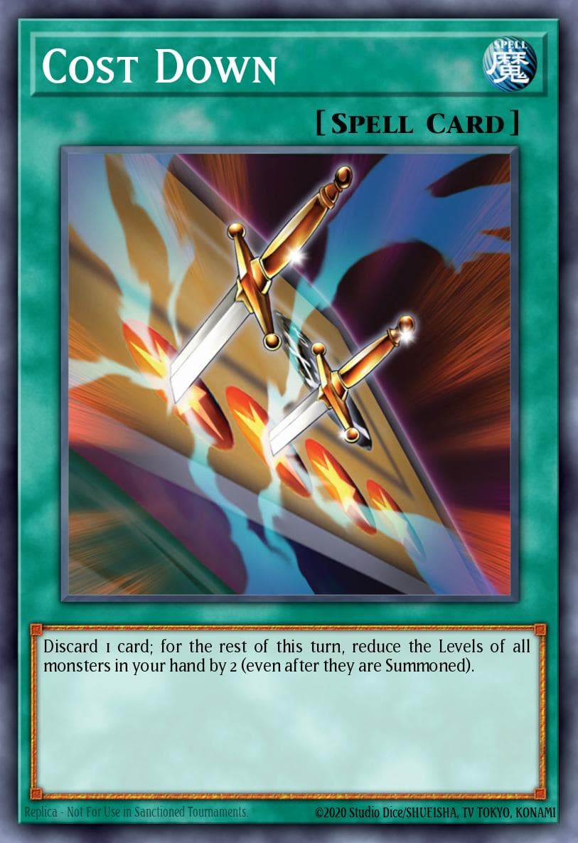 Cost Down — Yu-Gi-Oh! card