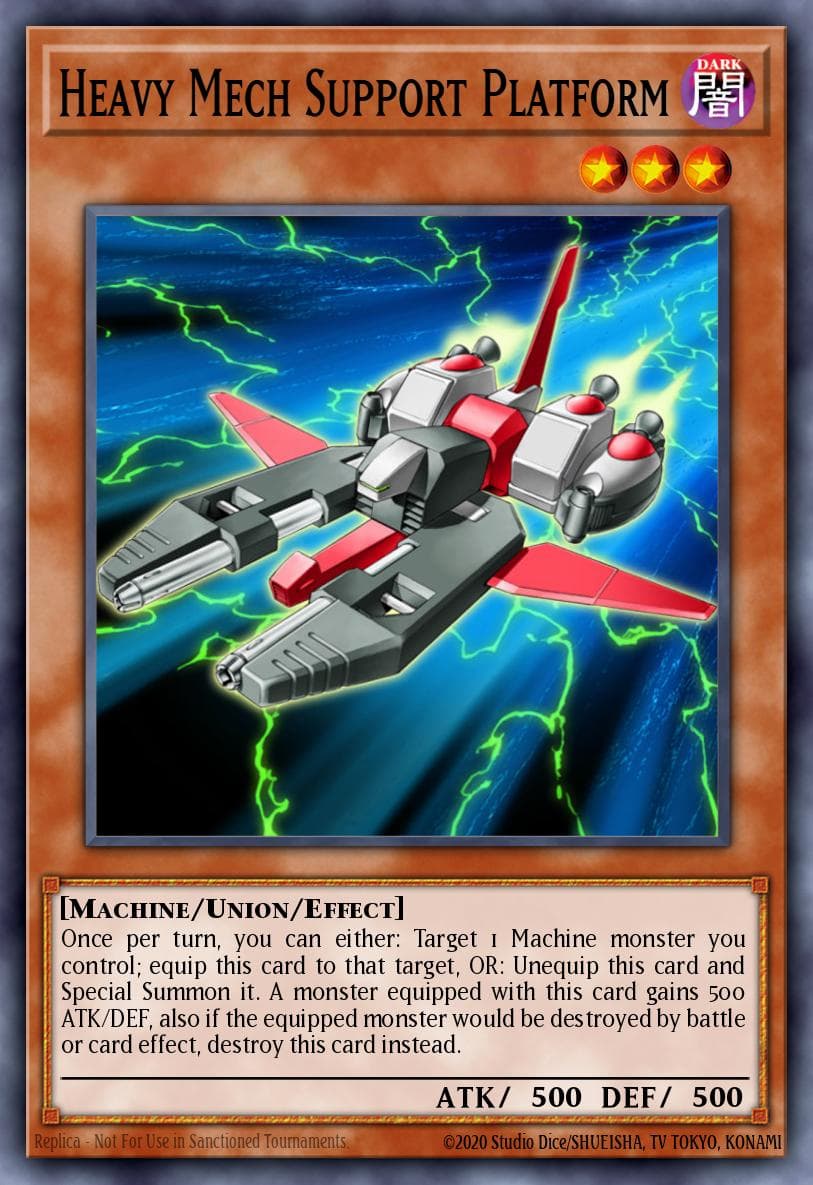 Heavy Mech Support Platform — Structure Deck: Seto Kaiba Yu-Gi-Oh! card by KAZUKI TAKAHASHI