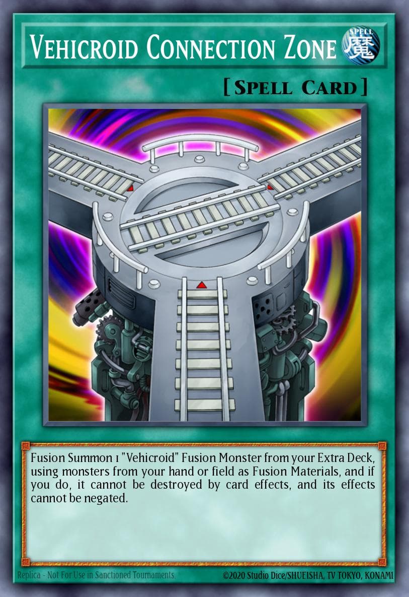 Vehicroid Connection Zone — Legendary Duelists Yu-Gi-Oh! card by KAZUKI TAKAHASHI