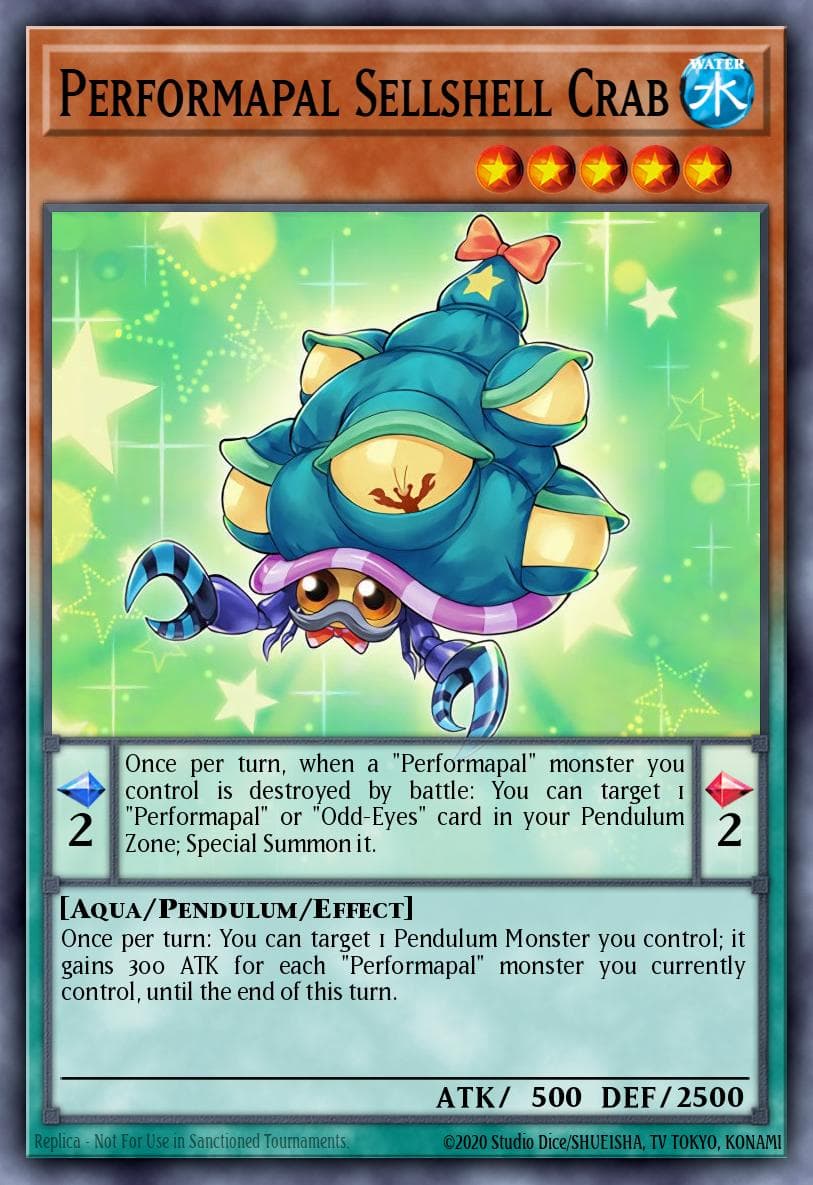 Performapal Sellshell Crab — 2017 Mega-Tin Mega Pack