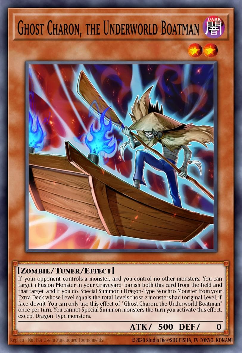 Ghost Charon, the Underworld Boatman — Premium Gold: Return of the Bling Yu-Gi-Oh! card by KAZUKI TAKAHASHI