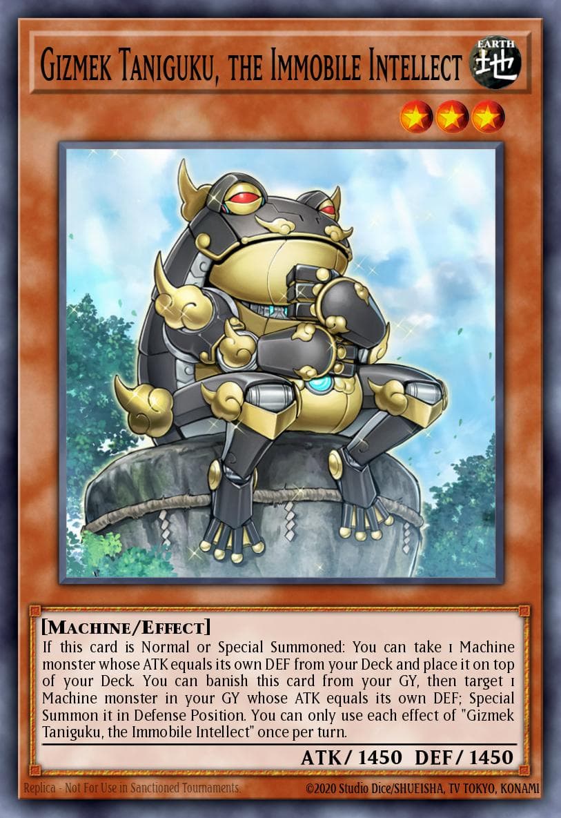 Gizmek Taniguku, the Immobile Intellect — 2022 Tin of the Pharaoh's Gods