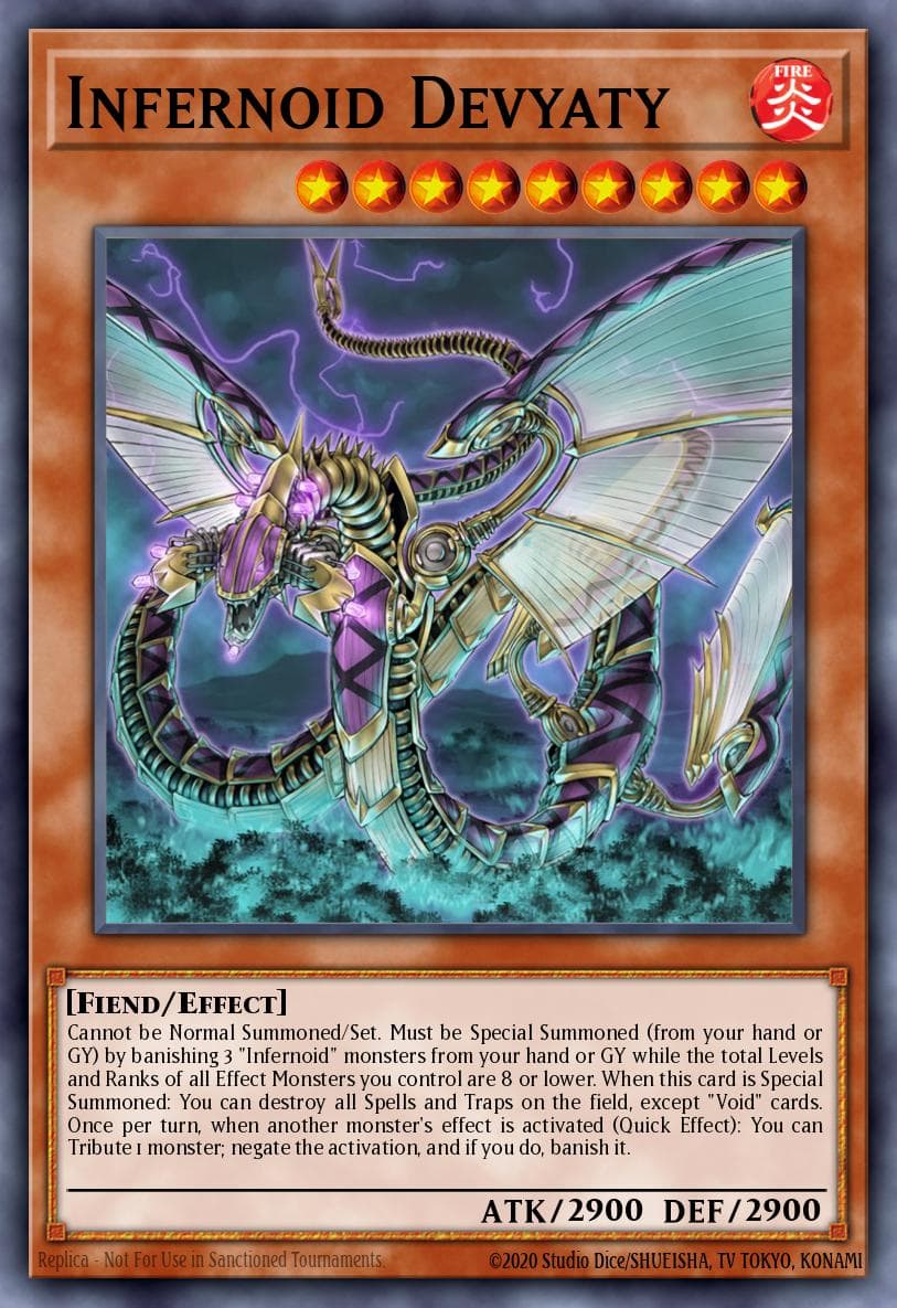 Infernoid Devyaty — Battles of Legend: Light's Revenge Yu-Gi-Oh! card by KAZUKI TAKAHASHI