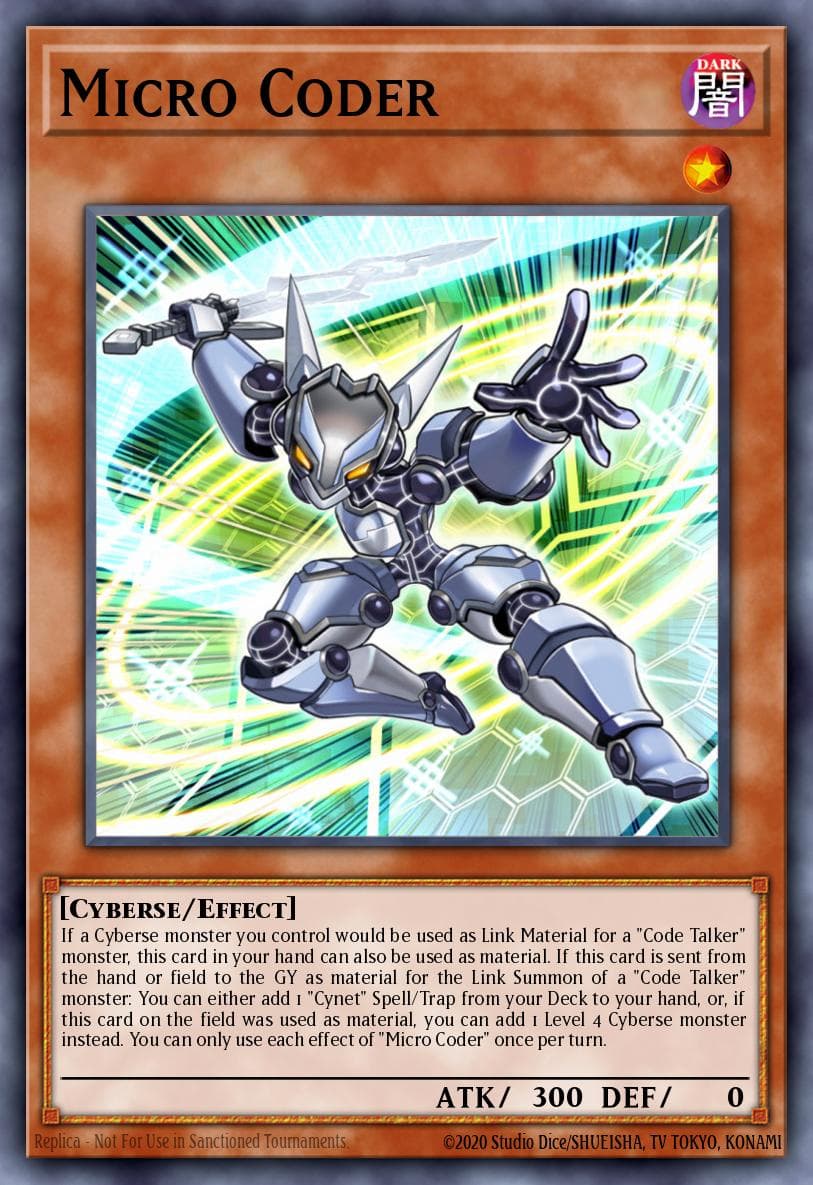 Micro Coder — Yu-Gi-Oh! Video Game Promotional Cards