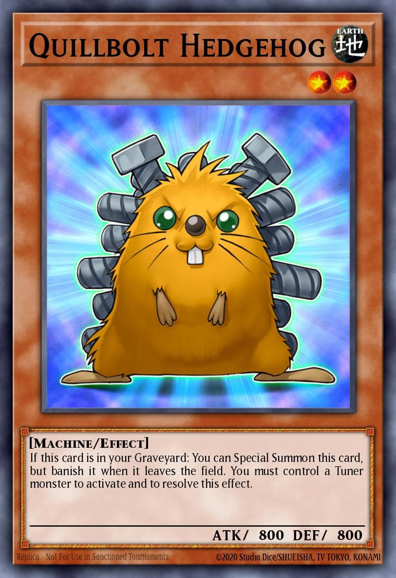 Quillbolt Hedgehog — 2-Player Starter Set Yu-Gi-Oh! card by Konami