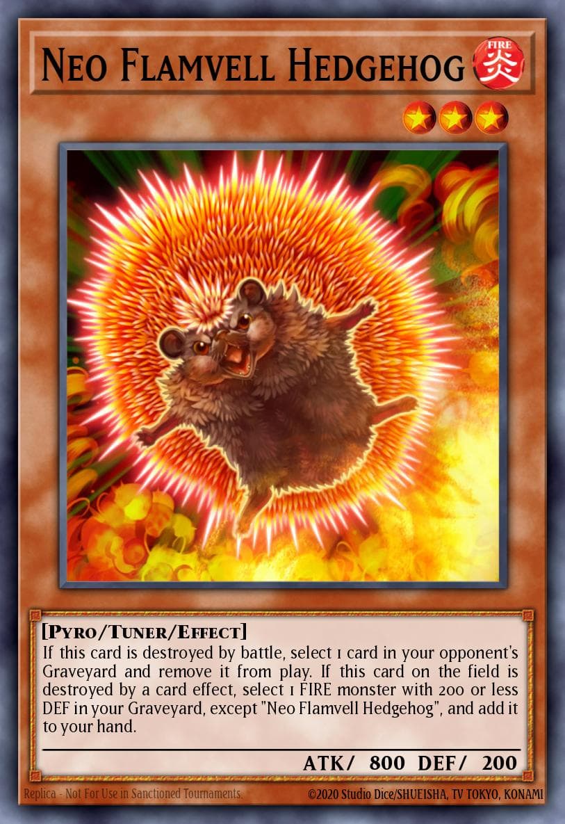 Neo Flamvell Hedgehog — Duel Terminal 4