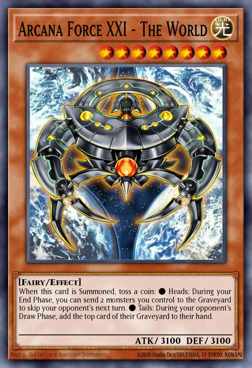 Arcana Force XXI - The World — Yu-Gi-Oh! card