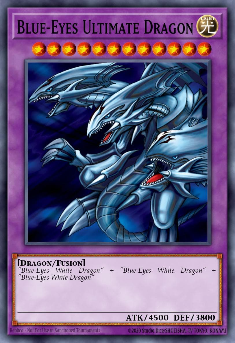 Blue-Eyes Ultimate Dragon — Retro Pack (2020 Date Reprint) Yu-Gi-Oh! card by Studio Dice