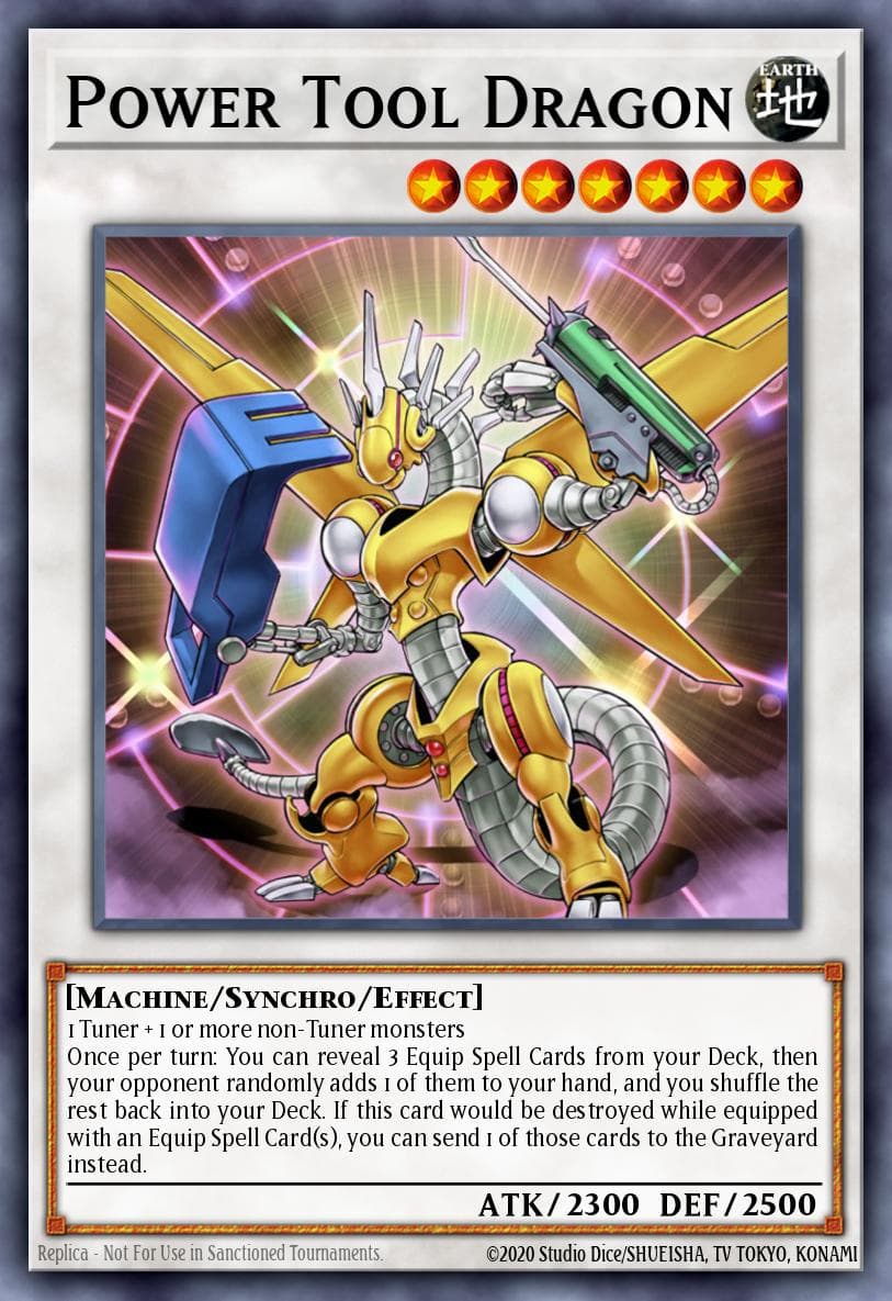 Power Tool Dragon — Yu-Gi-Oh! card