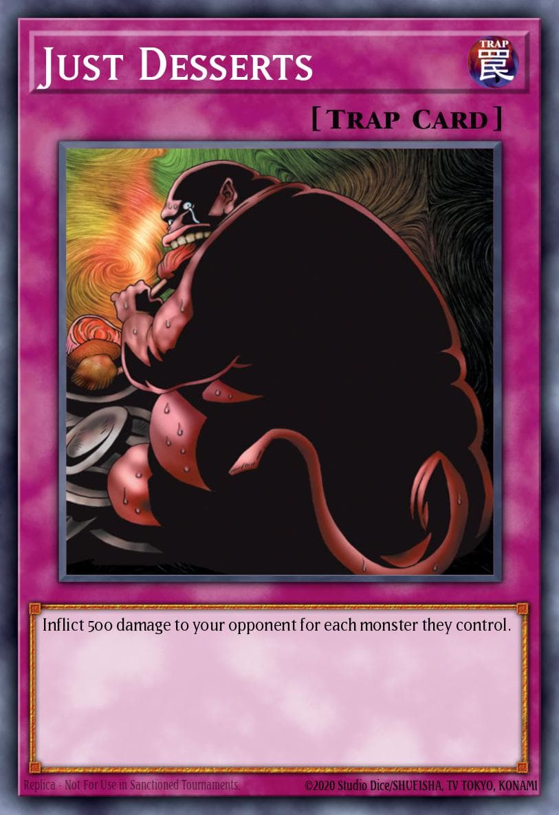 Just Desserts — Yu-Gi-Oh! card